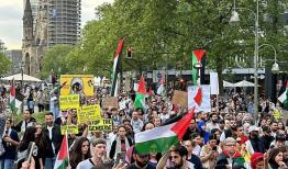 هجوم پلیس آلمان به تظاهرات دانشجویان حامی فلسطین + فیلم